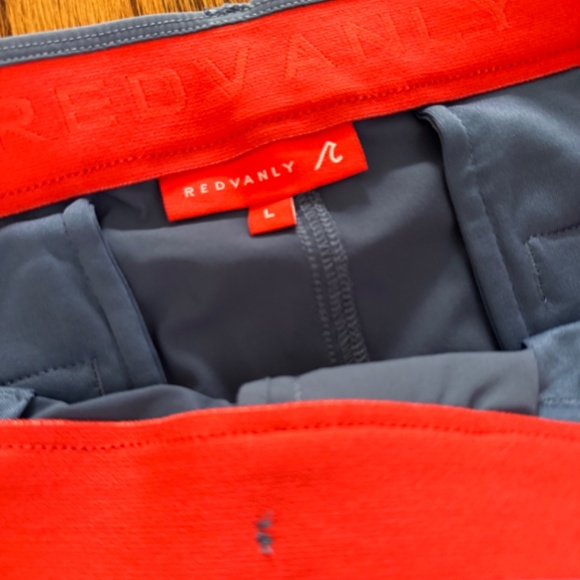 Redvanly NWT Pants Mens LARGE Kent Pull-on Blue Horizon Golf Golfing Golfer - Picture 4 of 5